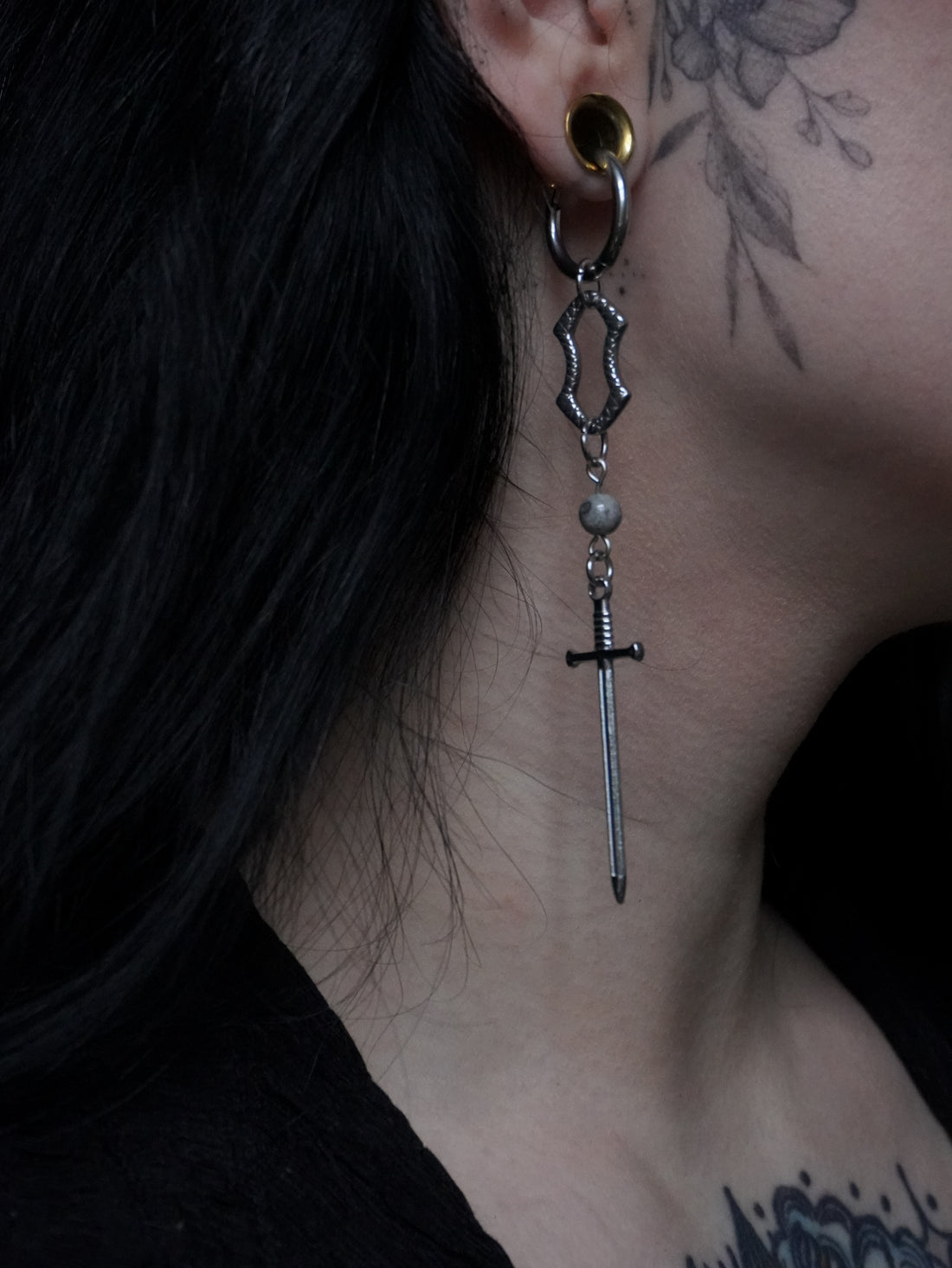 Créoles « Kingdom » ⚔️ • Agate • Silver