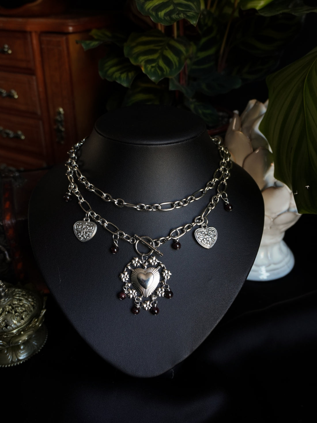 Collier « Triple heart »