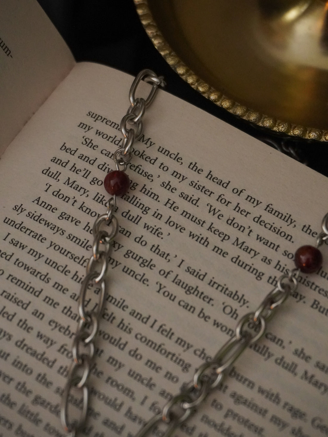 Collier « The rosary » 📿 • Argenté