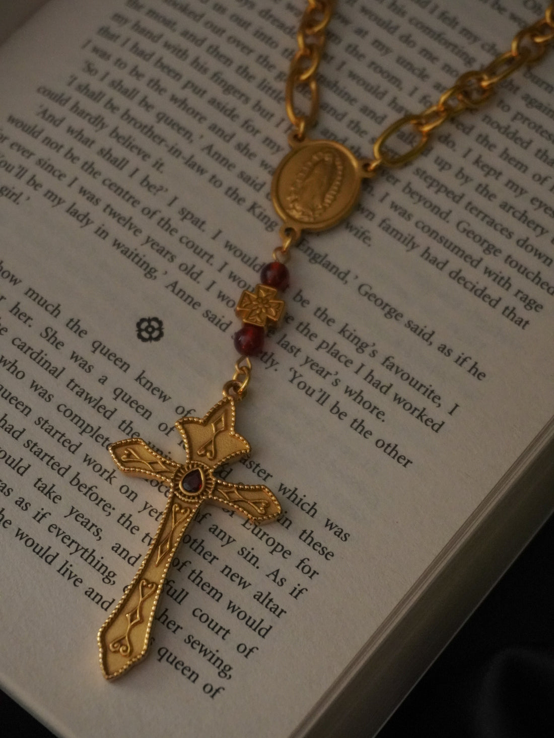 Collier « The rosary » 📿 • Doré