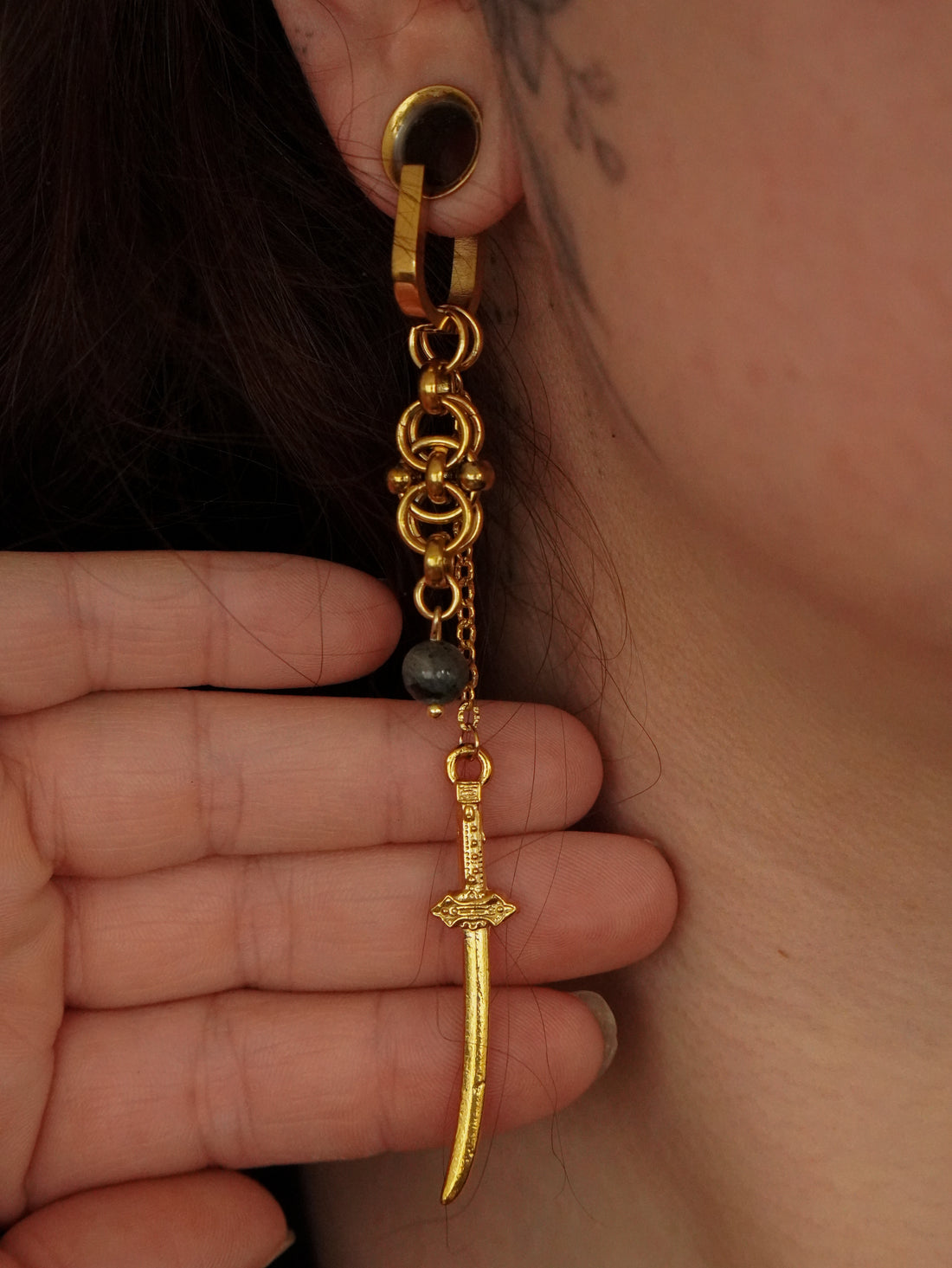 Boucles « Night Blade » 🌑⚔️