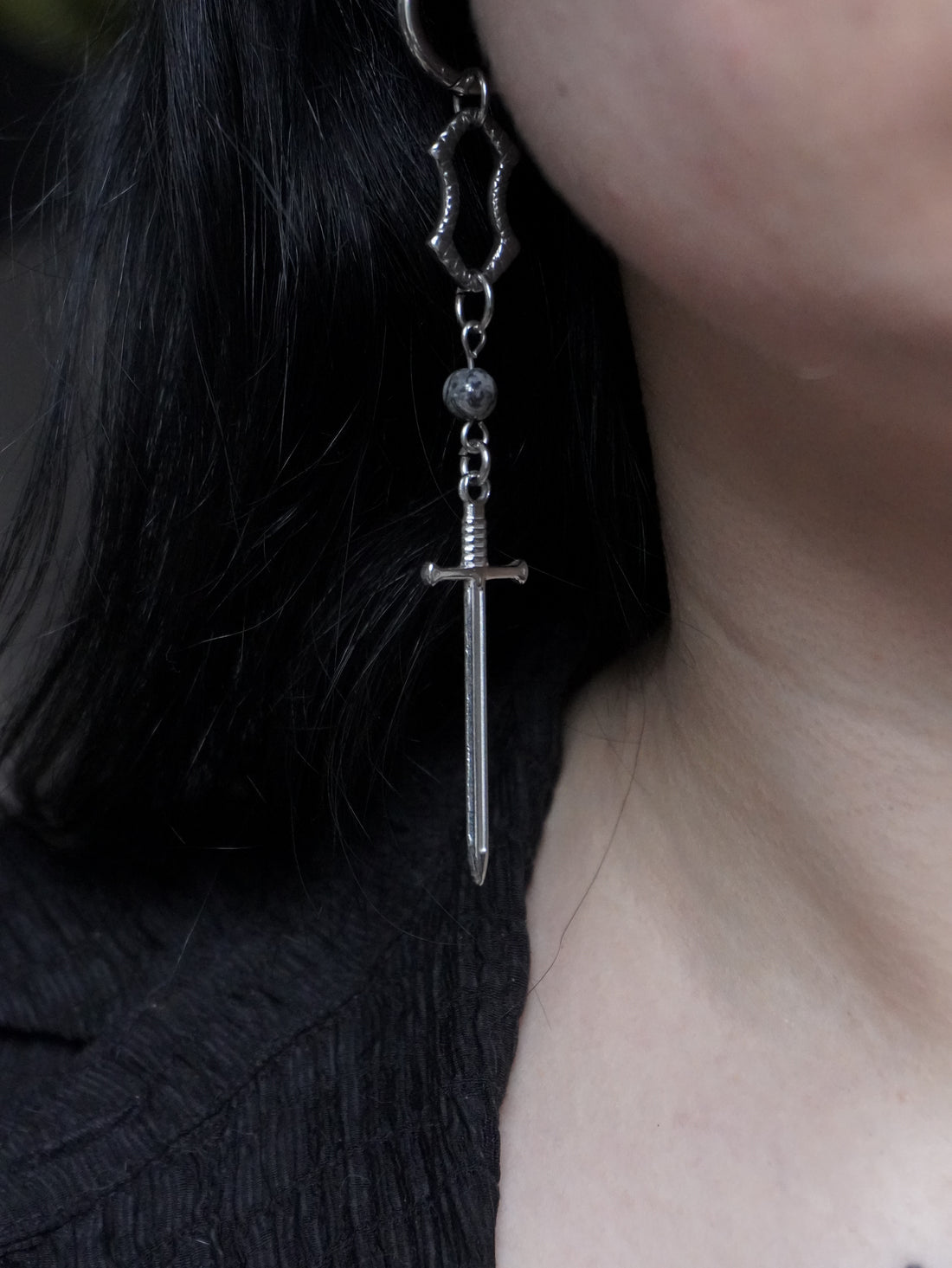 Créoles « Kingdom » ⚔️ • Agate • Silver