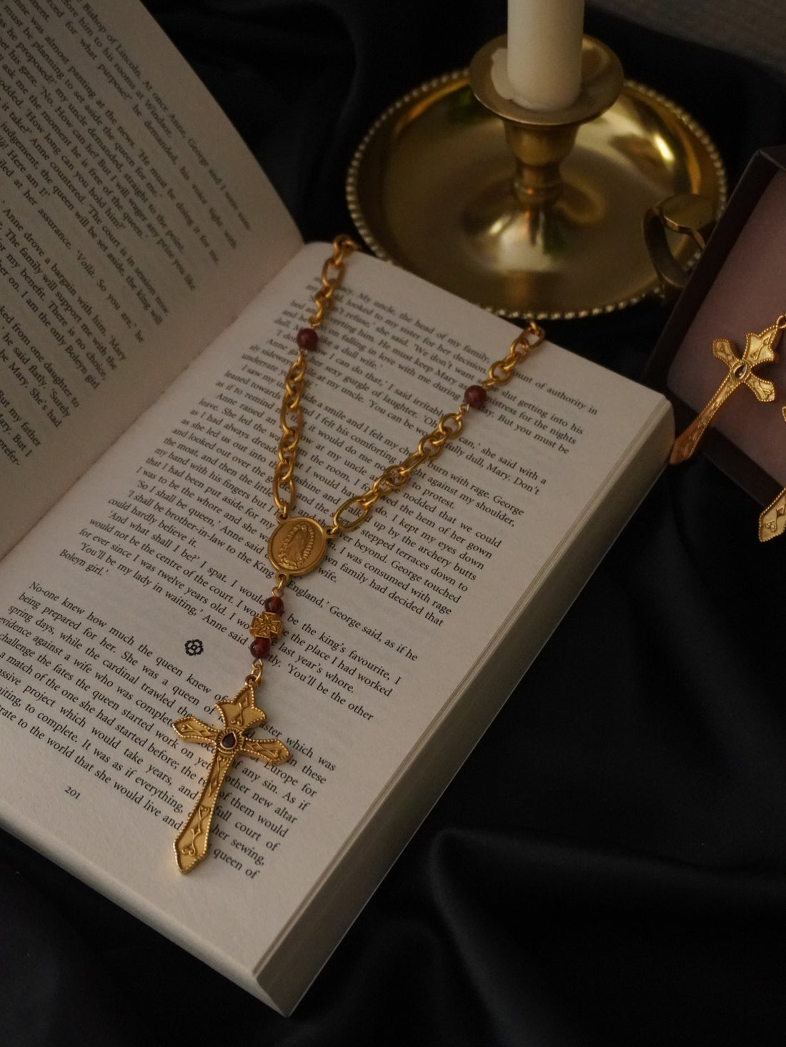 Collier « The rosary » 📿 • Doré