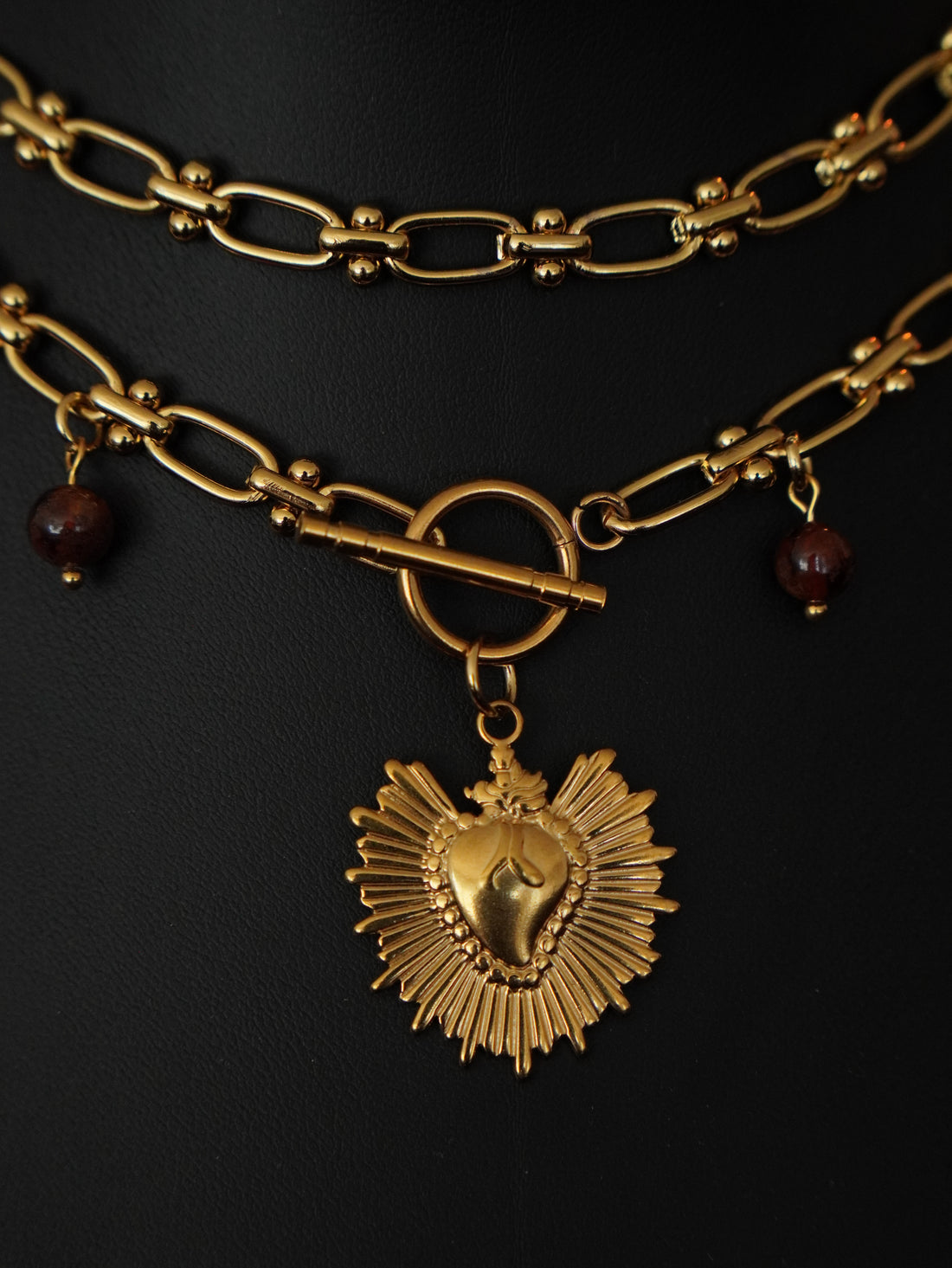 coeur sacré pendentif bijoux 